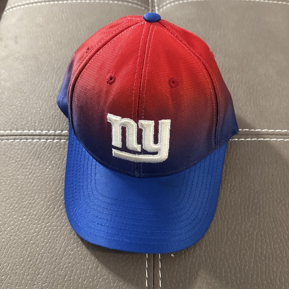 New York Giants Hat Cap Blue Red White NFL Strap Back Official Football